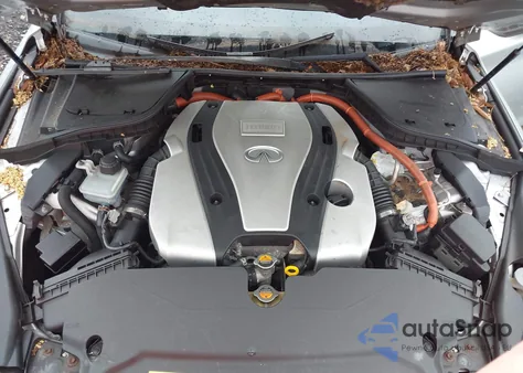 2014 Infiniti Q50 Hybrid Premium z USA, uszkodzony, nr VIN JN1AV7AR0EM700907